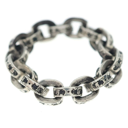 Chrome Hearts Paper Chain Ring Silver