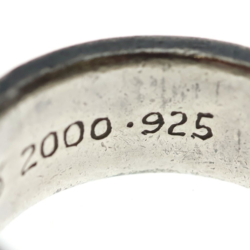 Chrome Hearts Dbl Narrow Vine Band Double Silver Ring — view 6