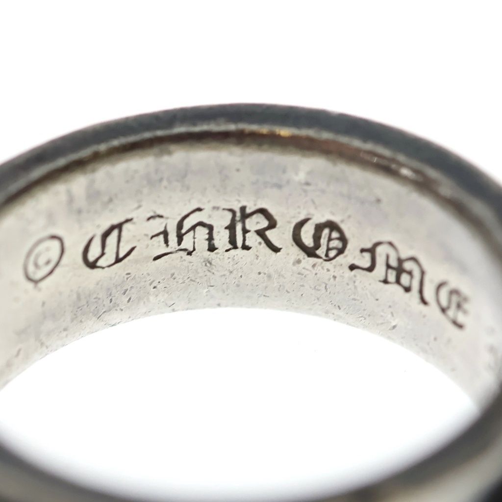 Chrome Hearts Dbl Narrow Vine Band Double Silver Ring — view 5
