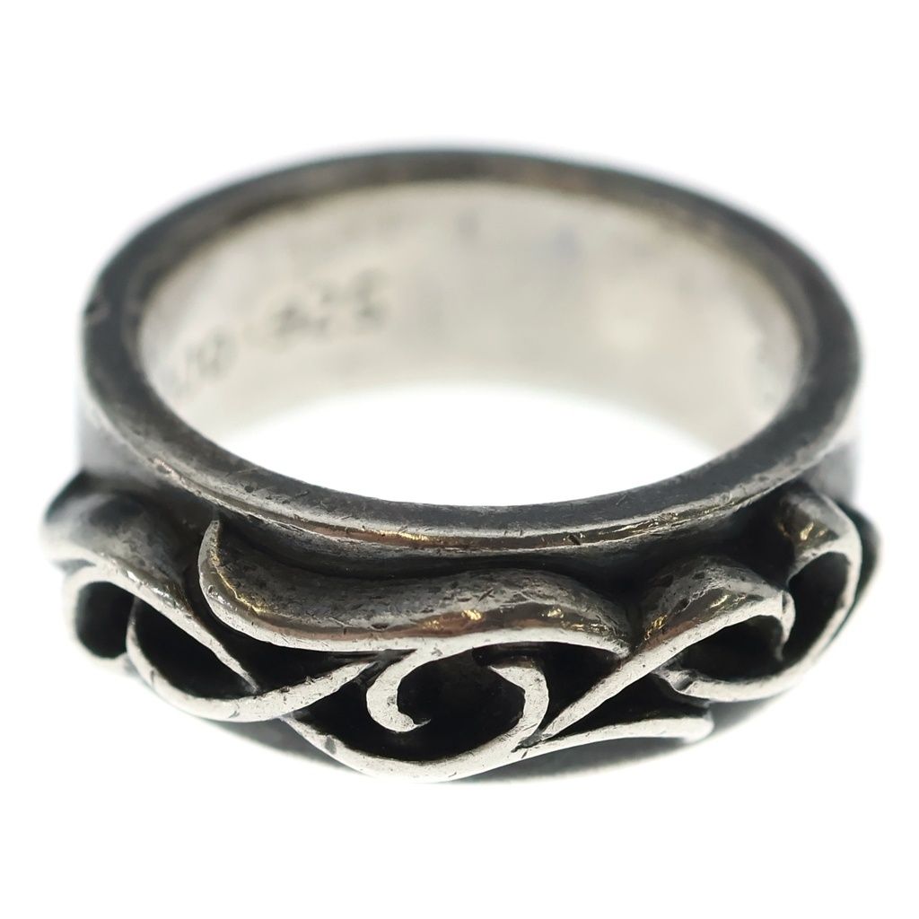 Chrome Hearts Dbl Narrow Vine Band Double Silver Ring — view 2