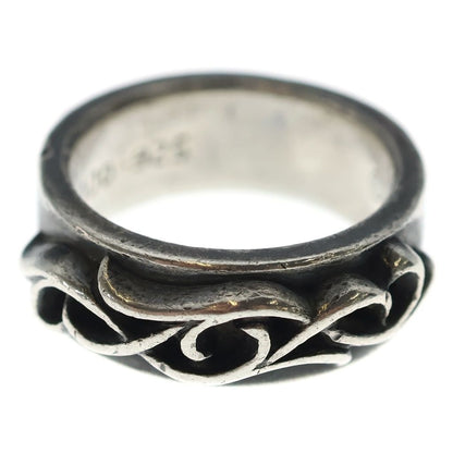 Chrome Hearts Dbl Narrow Vine Band Double Silver Ring — view 2