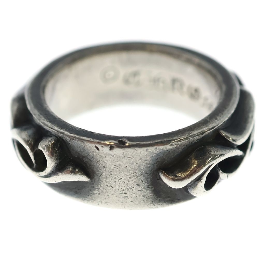 Chrome Hearts Dbl Narrow Vine Band Double Silver Ring — view 4