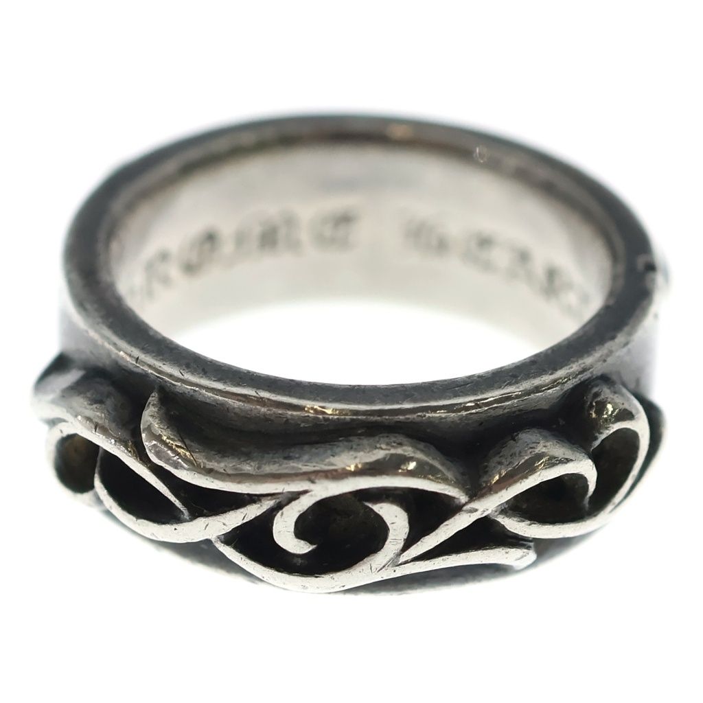 Chrome Hearts Dbl Narrow Vine Band Double Silver Ring