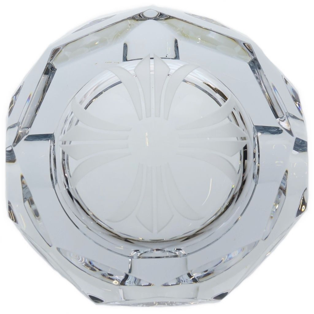 Chrome Hearts Baccarat CH Plus Crystal Ashtray Clear — view 2