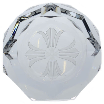 Chrome Hearts Baccarat CH Plus Crystal Ashtray Clear