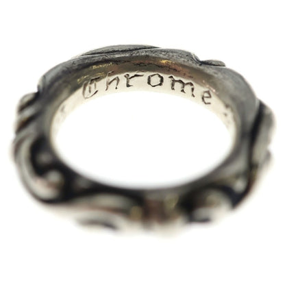 Chrome Hearts Scrl Band Scroll Ring Silver — view 5