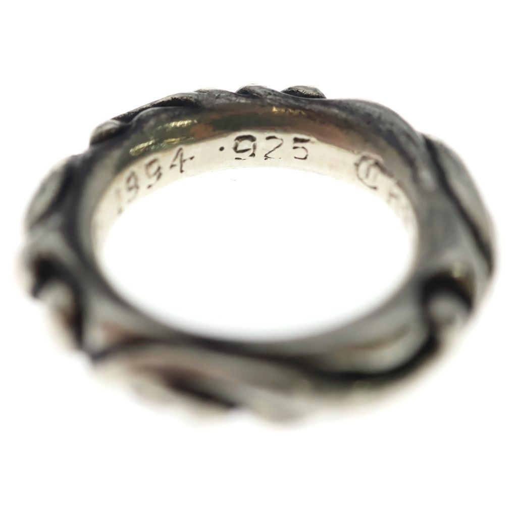 Chrome Hearts Scrl Band Scroll Ring Silver — view 6