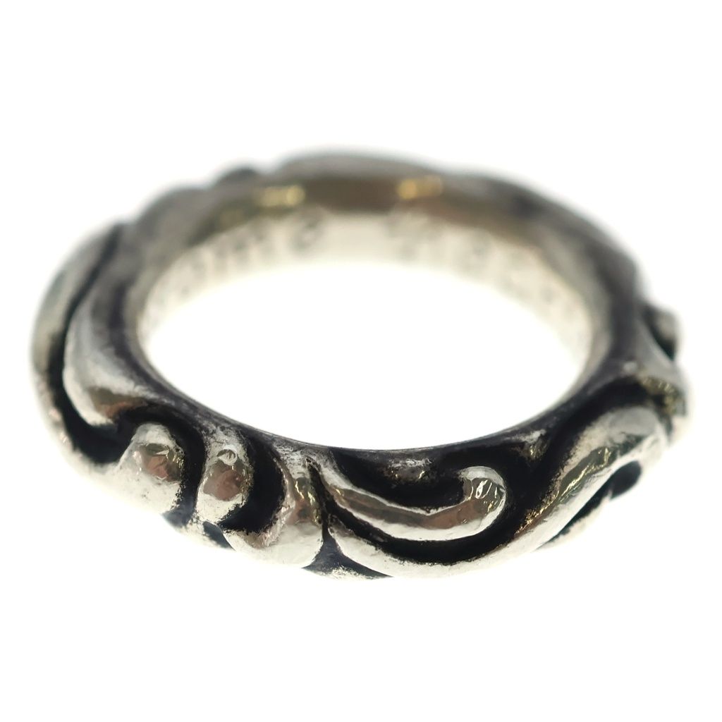 Chrome Hearts Scrl Band Scroll Ring Silver