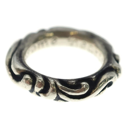 Chrome Hearts Scrl Band Scroll Ring Silver