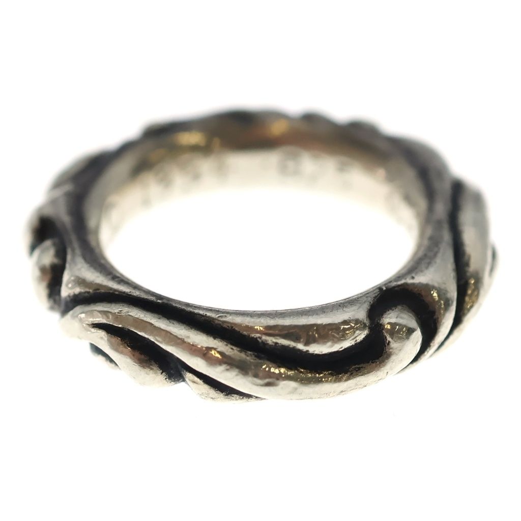 Chrome Hearts Scrl Band Scroll Ring Silver — view 2