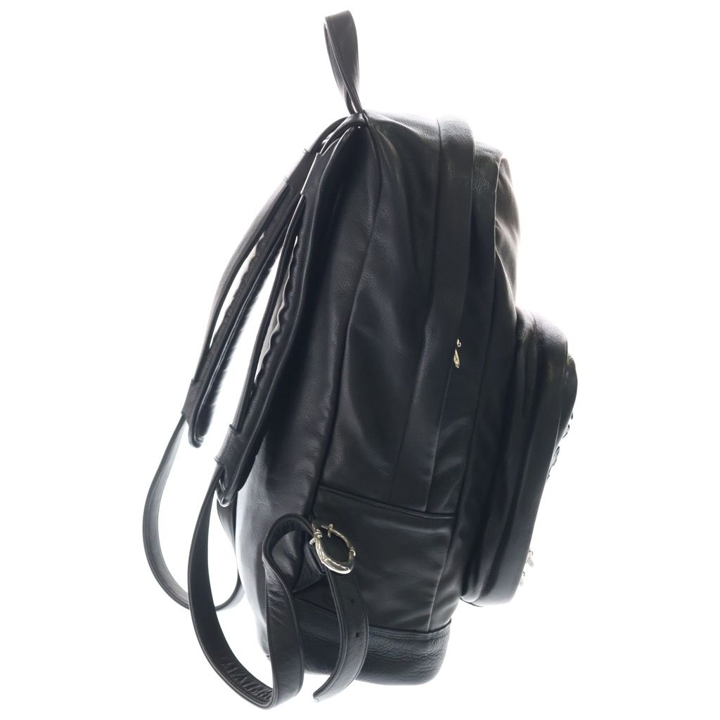Chrome Hearts Grade Cemetery Cross Patch Leather Backpack Black — view 3