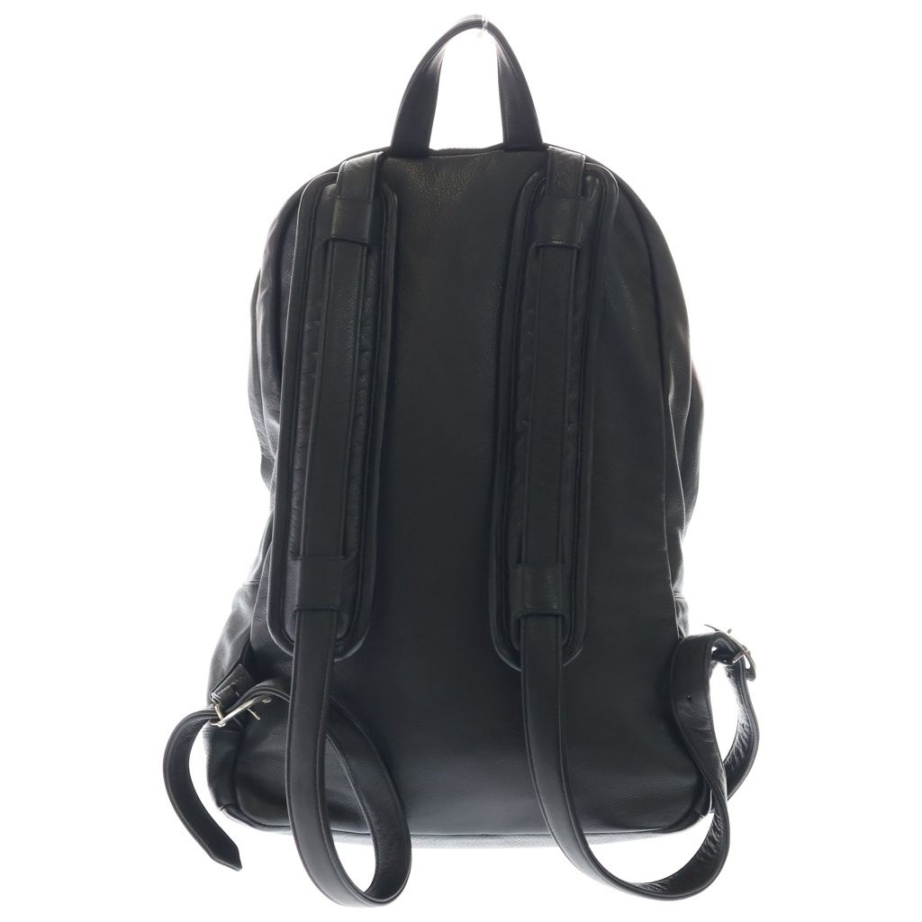 Chrome Hearts Grade Cemetery Cross Patch Leather Backpack Black — view 2