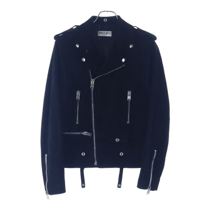 Saint Laurent Paris 01 Classic Motorcycle Jacket Double Rider's Suede Leather