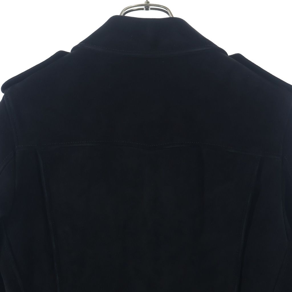 Saint Laurent Paris 01 Classic Motorcycle Jacket Double Rider's Suede Leather — view 4