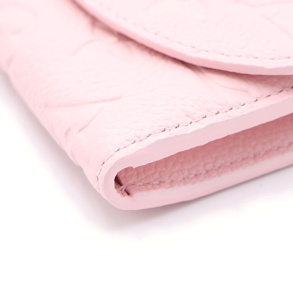 Louis Vuitton Monogram Empreinte Confetti Pink Porto Mone Rosalie Compact — view 5