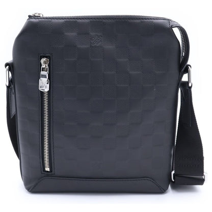 Louis Vuitton Damier Infini Discovery Messenger BB Shoulder Bag Black Leather