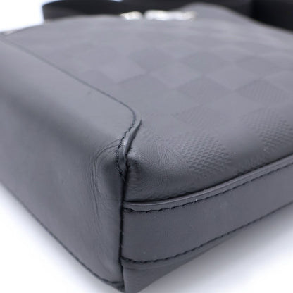 Louis Vuitton Damier Infini Discovery Messenger BB Shoulder Bag Black Leather — view 6