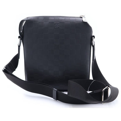 Louis Vuitton Damier Infini Discovery Messenger BB Shoulder Bag Black Leather — view 2
