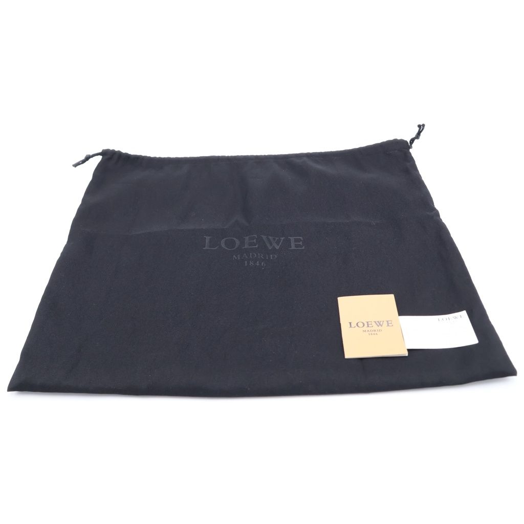 Loewe Flamenco Shoulder Bag Drawstring Light Blue Leather Silver — view 7