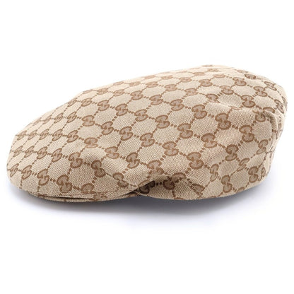 Gucci GG Canvas Flat Cap Hunting Hat Beige — view 3