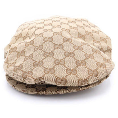Gucci GG Canvas Flat Cap Hunting Hat Beige — view 2