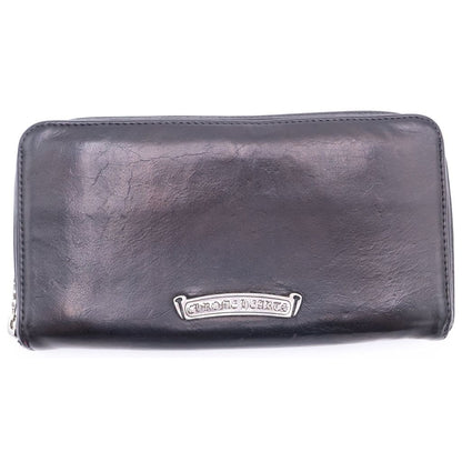 Chrome Hearts Rec Zip Filigree Plus Round Zip Wallet Black — view 2