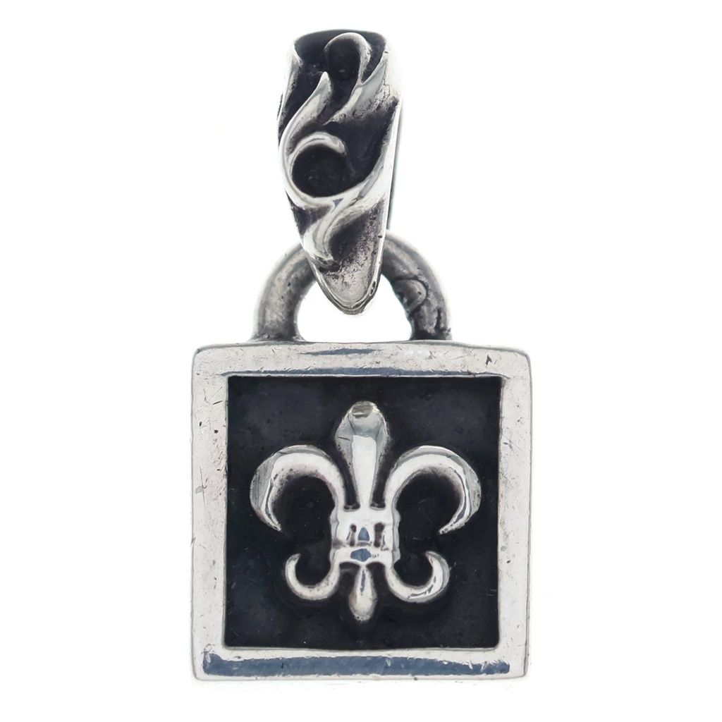Chrome Hearts Framed BS Fluer BS Flare Charm Pendant Silver