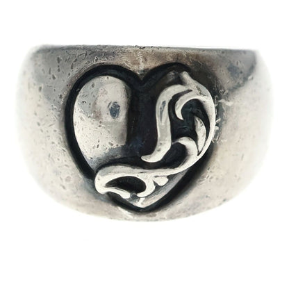 Chrome Heart in Band Ring Silver — view 4