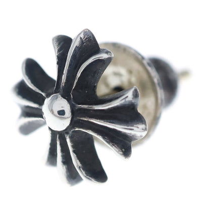 Chrome Hearts No2 CH Pls CH Plus Stud Earrings Silver