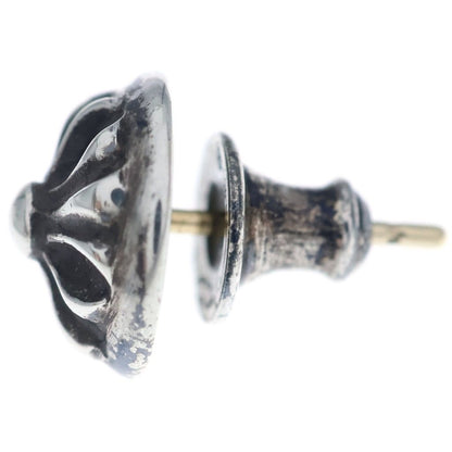 Chrome Hearts Stud Crsbll Cross Ball Earrings Silver — view 4