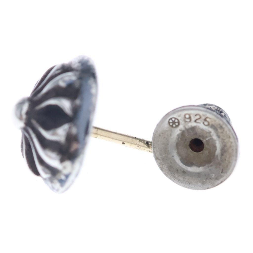 Chrome Hearts Stud Crsbll Cross Ball Earrings Silver — view 6