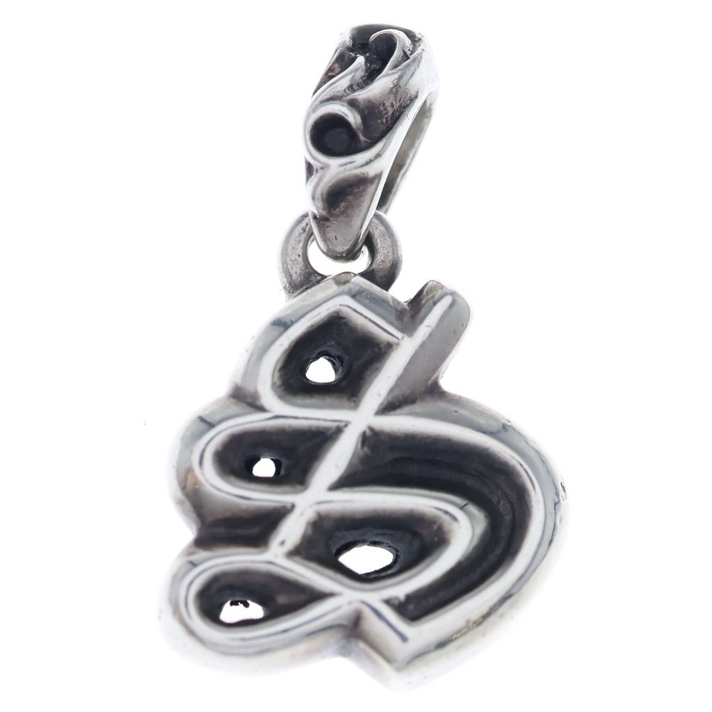 Chrome Hearts Alphabet Charm S Initial Pendant Silver