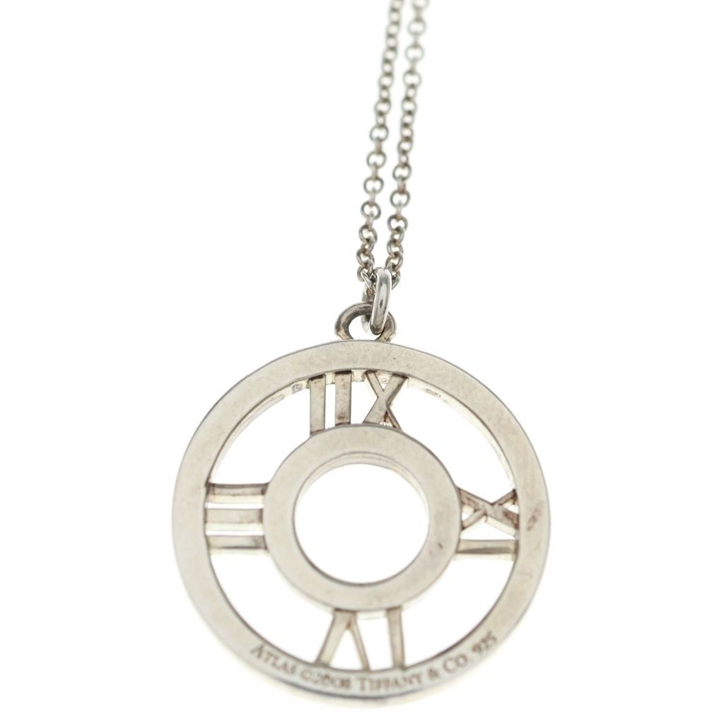 Tiffany & Co Atlas Medallion Necklace — view 3