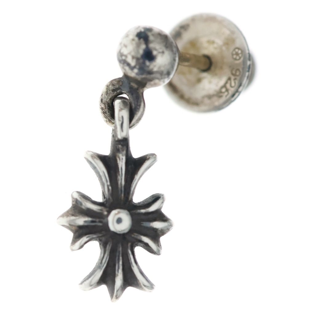 Chrome Hearts Tny CH Pls Tiny CH Plus Drop Earrings Silver