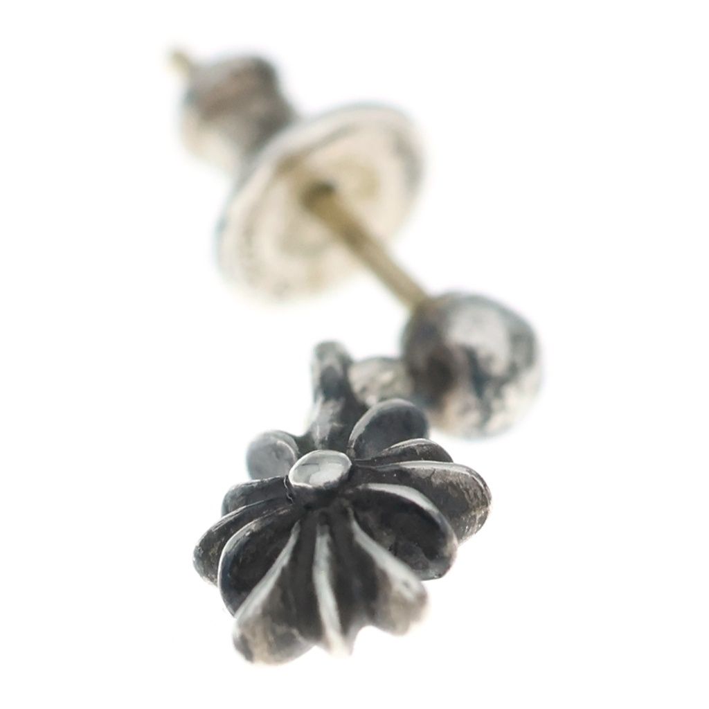 Chrome Hearts Tny CH Pls Tiny CH Plus Drop Earrings Silver — view 5