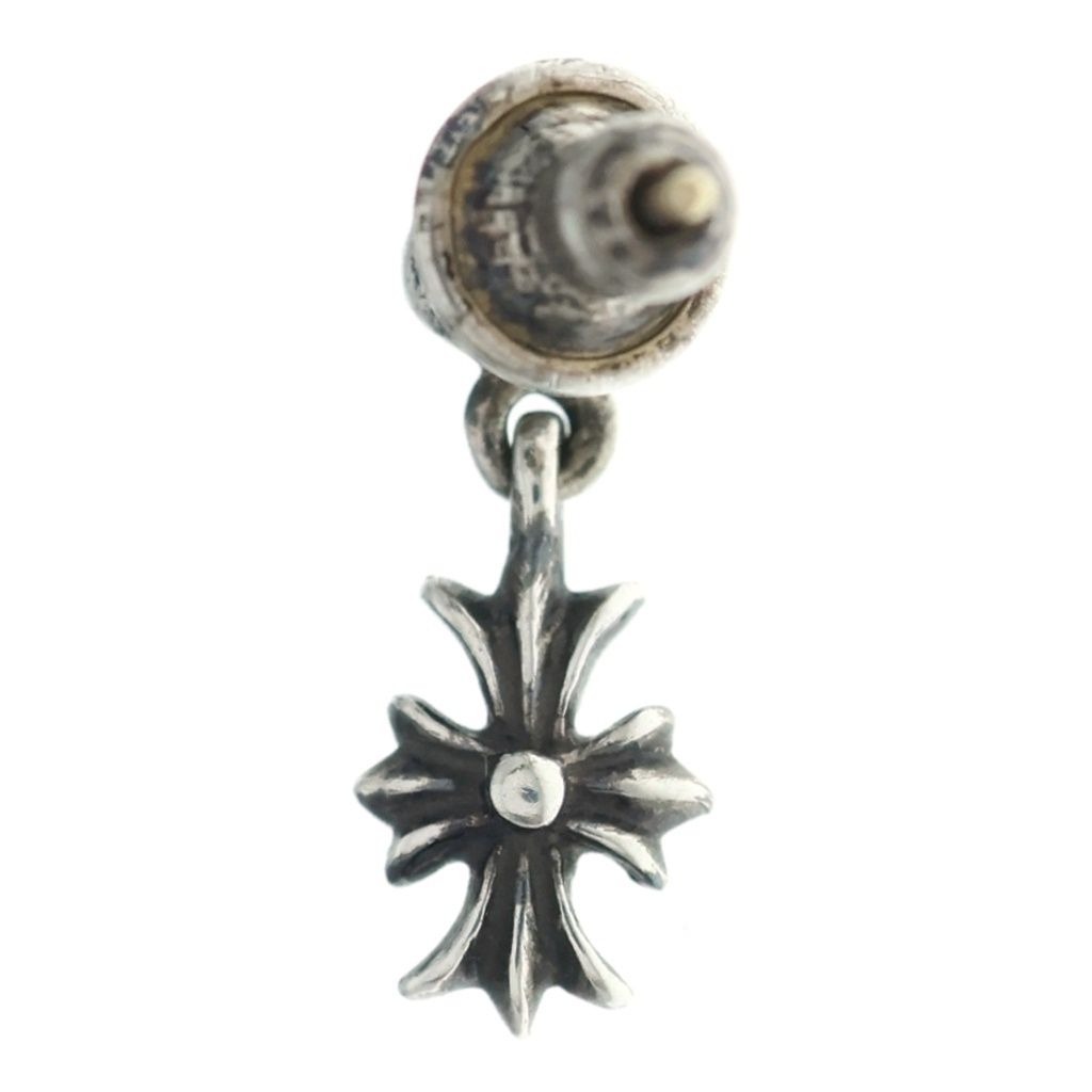 Chrome Hearts Tny CH Pls Tiny CH Plus Drop Earrings Silver — view 2