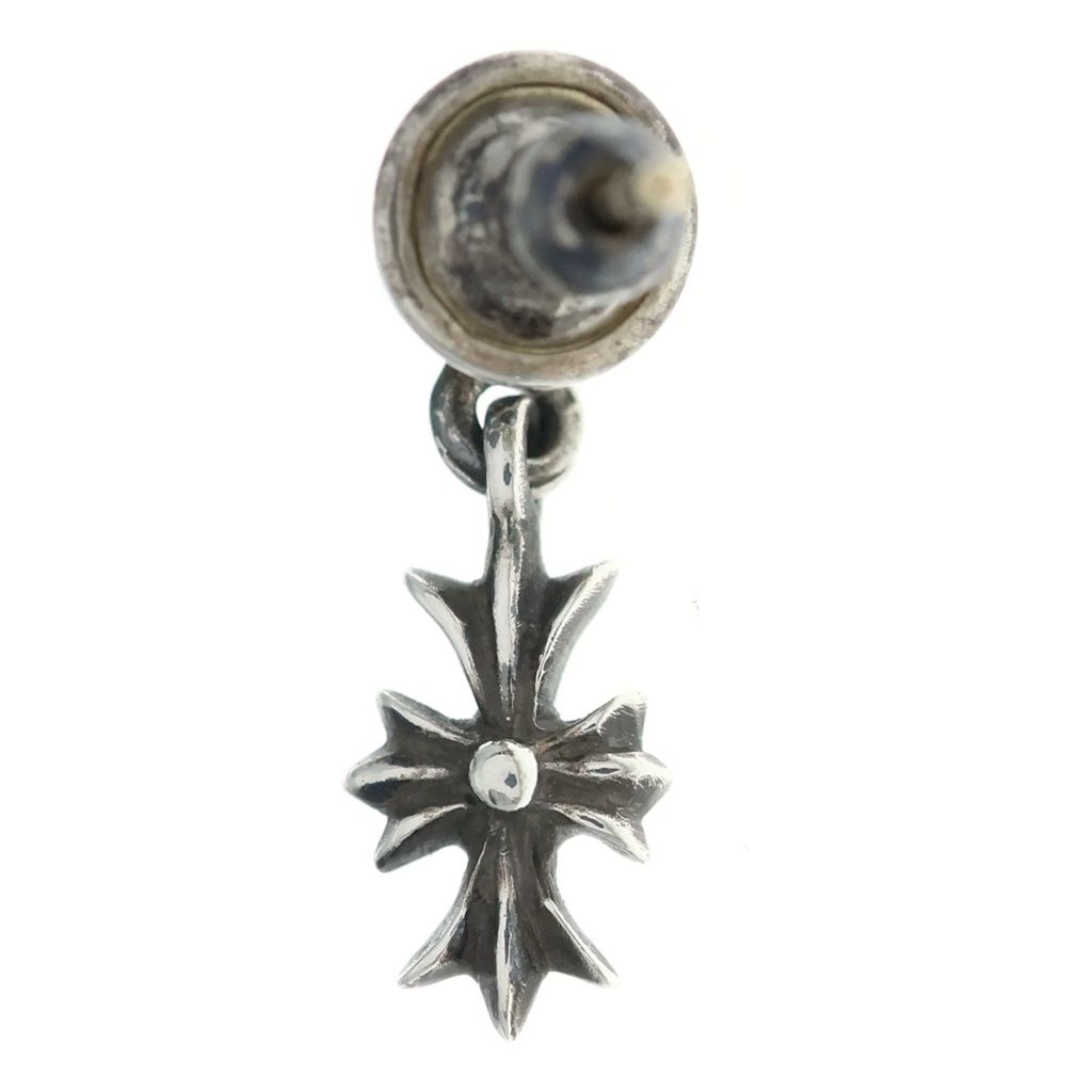 Chrome Hearts Tny CH Pls Tiny CH Plus Drop Earrings Silver — view 2
