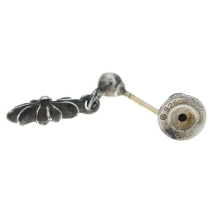 Chrome Hearts Tny CH Pls Tiny CH Plus Drop Earrings Silver — view 6
