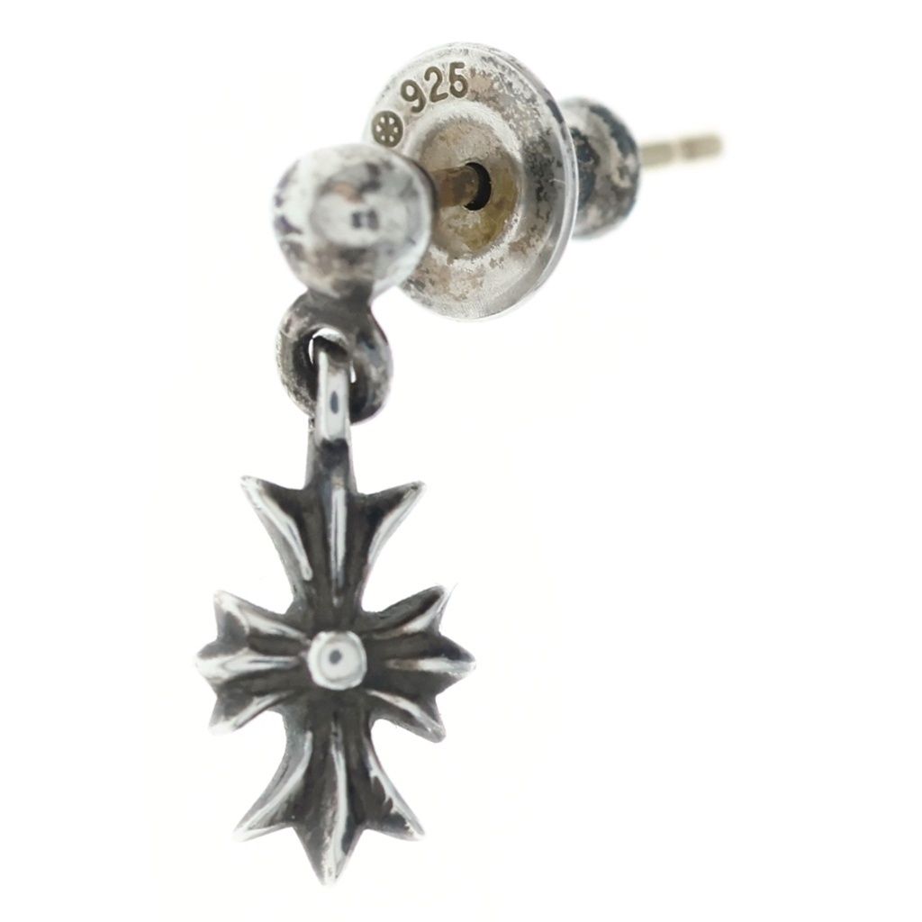 Chrome Hearts Tny CH Pls Tiny CH Plus Drop Earrings Silver