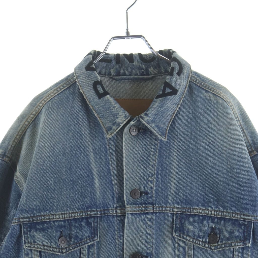 Balenciaga Crush Jacket Navy — view 3