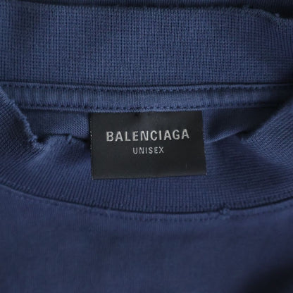 Balenciaga BB Crypto Logo Print Big Silhouette Crew Neck Short Sleeve T-Shirt — view 6