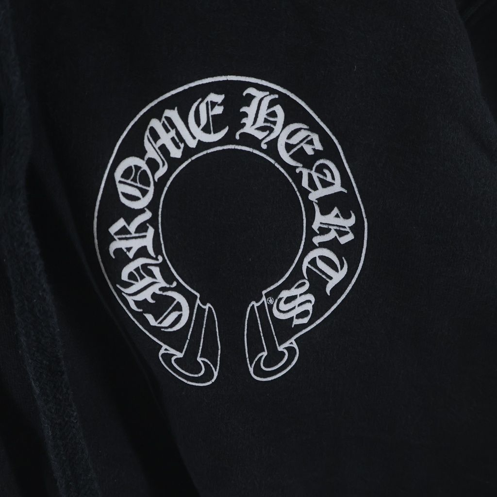 Chrome Hearts Mede in Holliywood 3 Icon Pullover Hoodie 3 Zip Black — view 6
