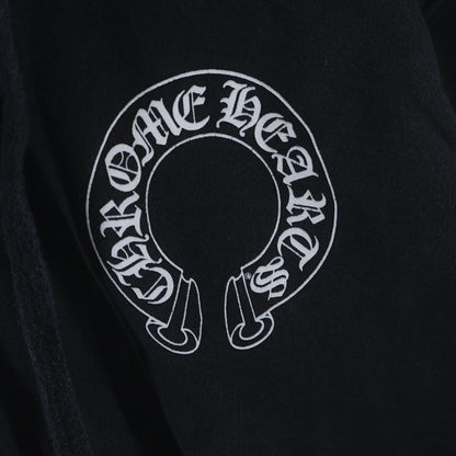 Chrome Hearts Mede in Holliywood 3 Icon Pullover Hoodie 3 Zip Black — view 6