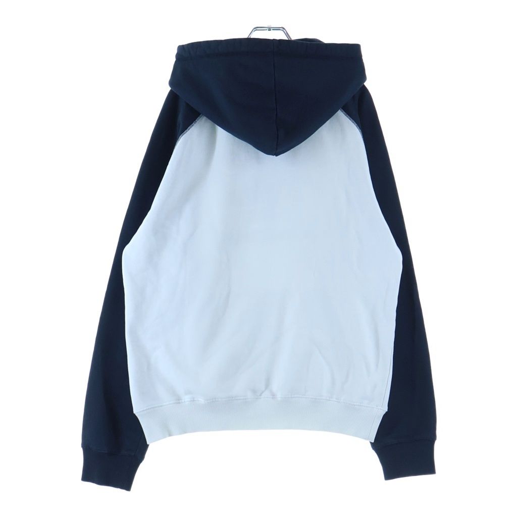 Dior Logo Embroidery Pullover Hoodie White Black — view 2