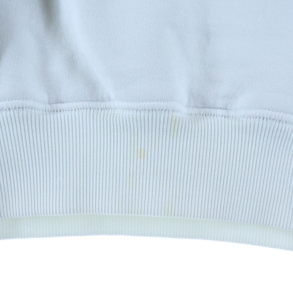 Dior Logo Embroidery Pullover Hoodie White Black — view 5