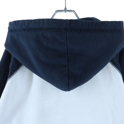 Dior Logo Embroidery Pullover Hoodie White Black — view 4