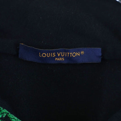 Louis Vuitton Monogram Velvet Gradient Zip Up Hoodie Green Black — view 6