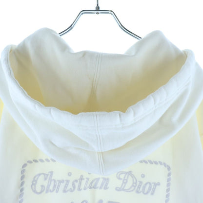 Dior Back Logo Embroidery Hoodie White Cotton — view 4
