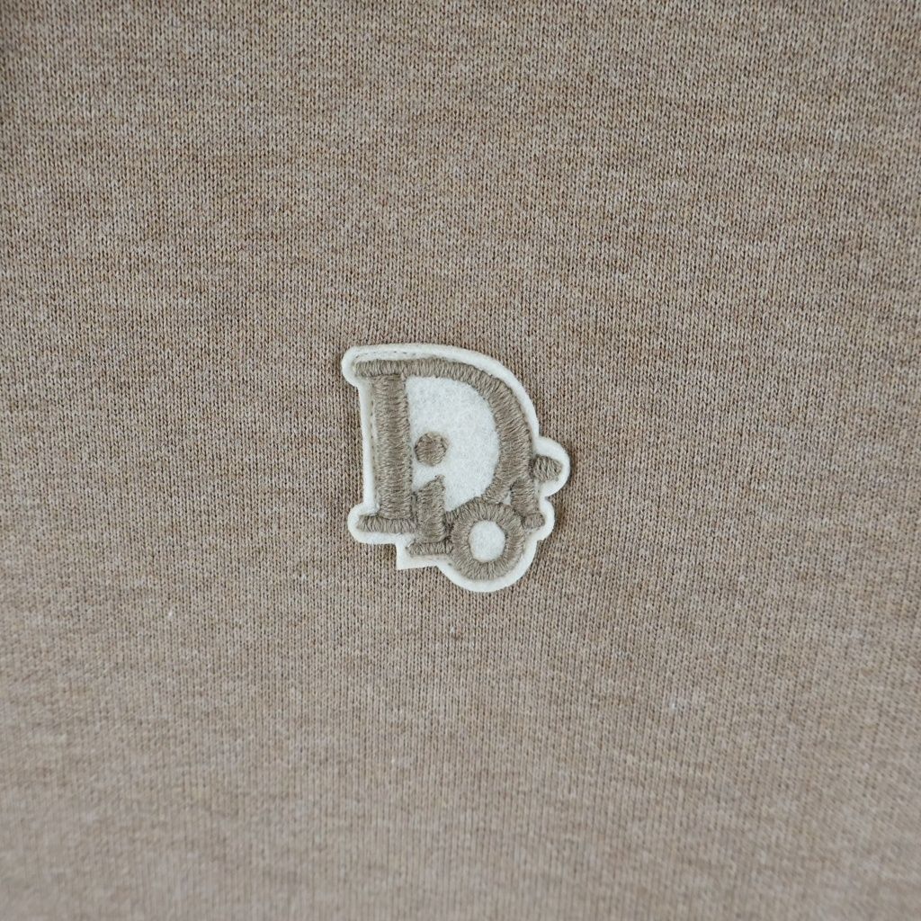 Dior Pullover Hoodie Logo Brown Cotton — view 5