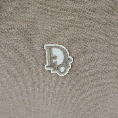 Dior Pullover Hoodie Logo Brown Cotton — view 5